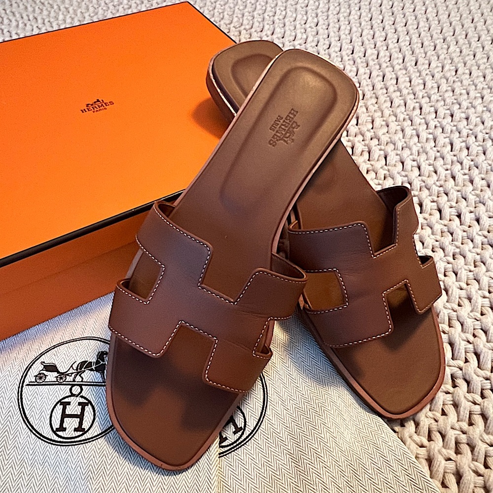 HERMES Oran Sandals, size 42